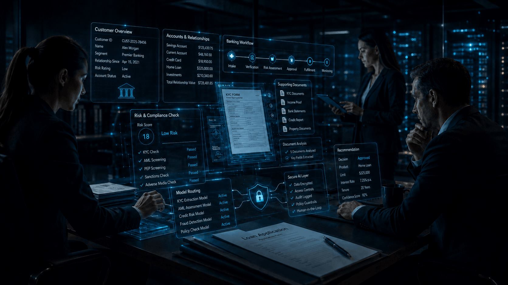 Modern financial services workplace